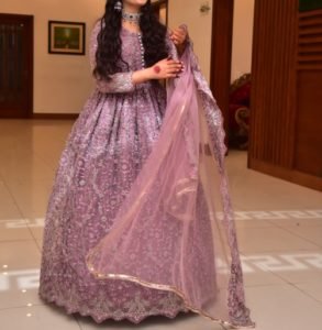 Designer maxi for wedding
