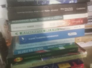 Complete Book Set. NUST Engineering MCQS, A levels, O levels, SAT.