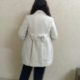 White Colored Winter Coat- Korean Style