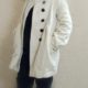 White Colored Winter Coat- Korean Style