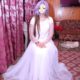 White net long maxi for sale in Lahore – Rs.6500 only