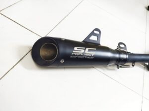 SC project exhaust with original bend pipe