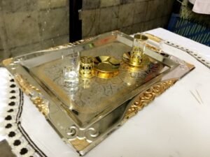Gold Plated Arabic Coffee-Mirra-Cawa-Gahwa Cups