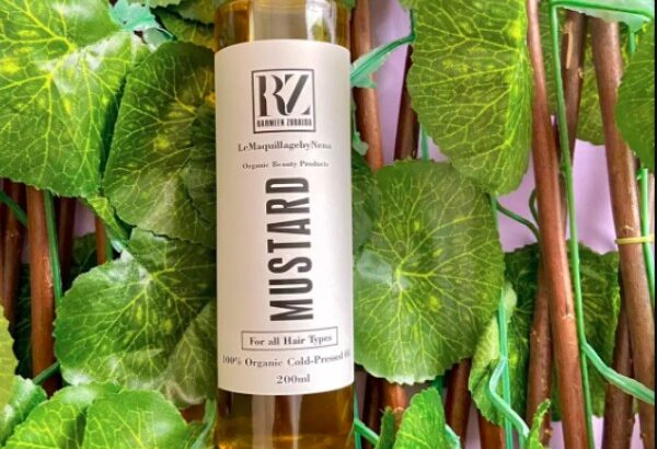 100% pure cold-pressed mustard oil