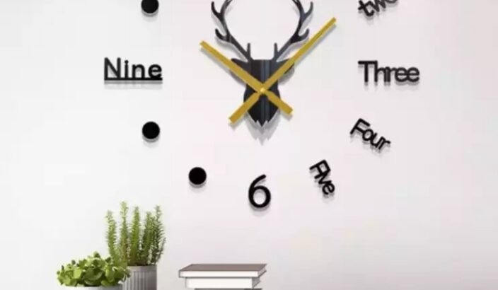 3D wall clock