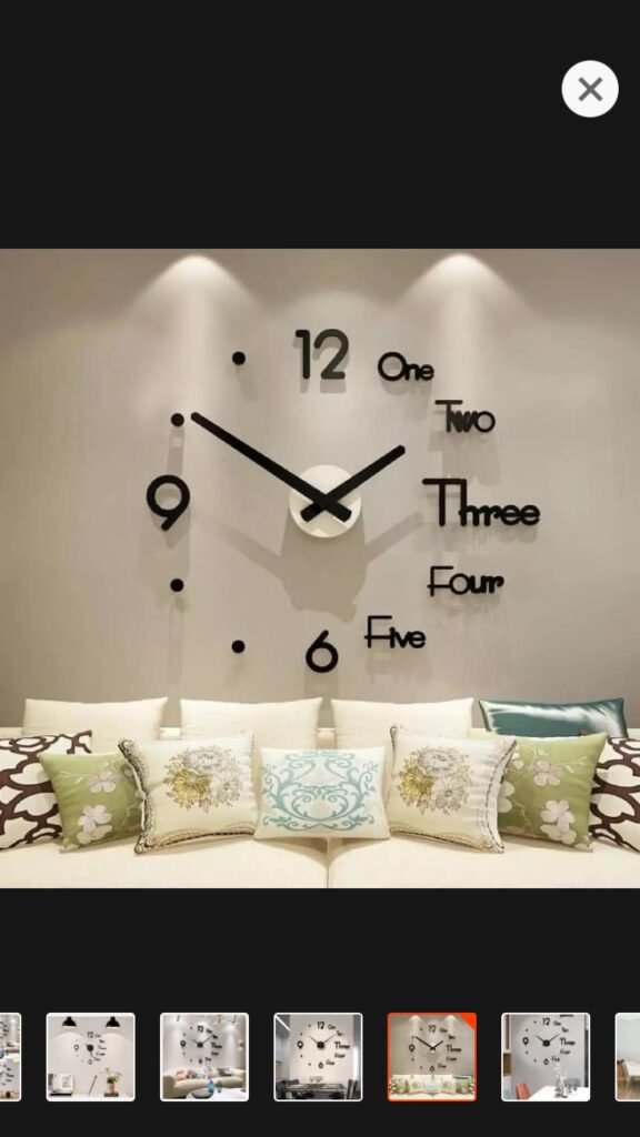 3D wall clock - photo 2