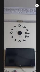 3D wall clock