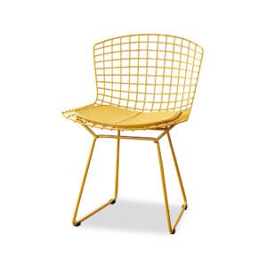 Yellow Cushion Chair | Visitor Chair | Office Chair