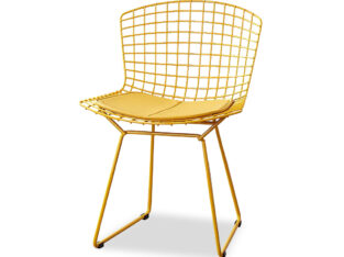 Yellow Cushion Chair | Visitor Chair | Office Chair
