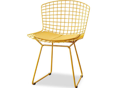 Yellow Cushion Chair | Visitor Chair | Office Chair