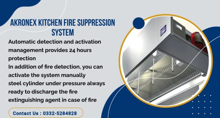 AKRONEX Kitchen Fire Suppression System