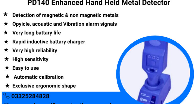 PD140 Enhanced Hand Held Metal Detector