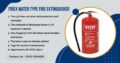 Water Type Fire Extinguishers