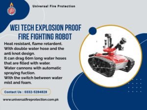 Wei Tech Explosion Fire Fighting Robot