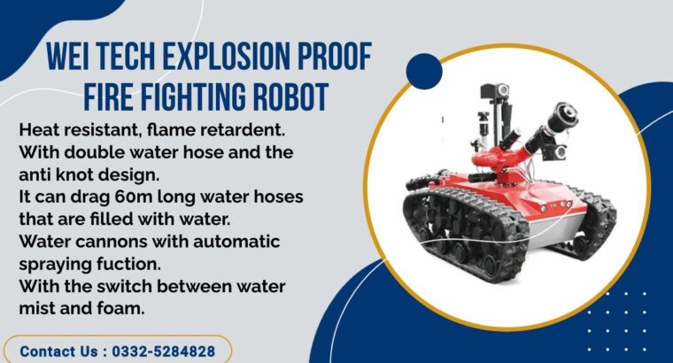 Wei Tech Explosion Fire Fighting Robot