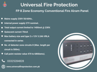 FP 8 Zone Economy Conventional Fire Alram Panel