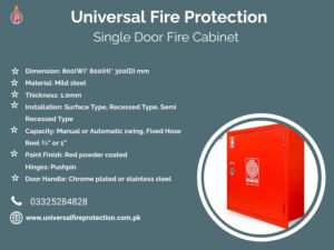 Single Door Fire Cabinet
