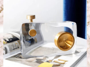 Brass & Crystal Camera | Office Accessories