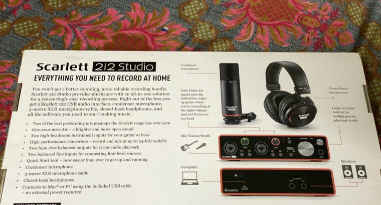 Focusrite Scarlett 2i2 Studio 3rd Gen