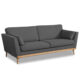 Black 2 Seater Sofa | Visitor Sofa | Stylish Furniture