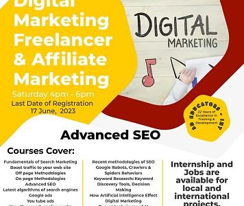 LEARN Digital Marketing Freelancer & Affiliate Marketing