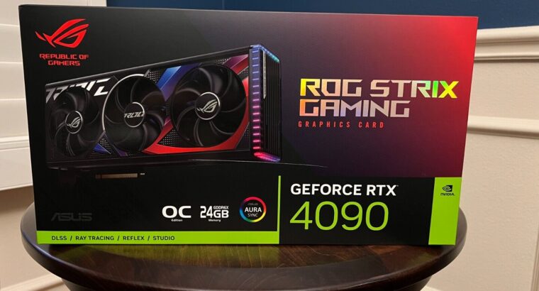 For sale ASUS ROG Strix GeForce RTX 4090 OC 24 GB GDDR6X