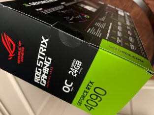 For sale ASUS ROG Strix GeForce RTX 4090 OC 24 GB GDDR6X