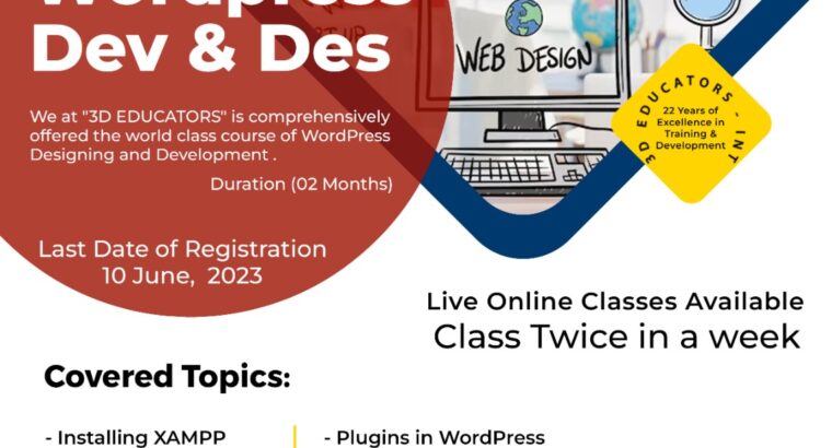 WORDPRESS DEVELOPING AND DESIGNING