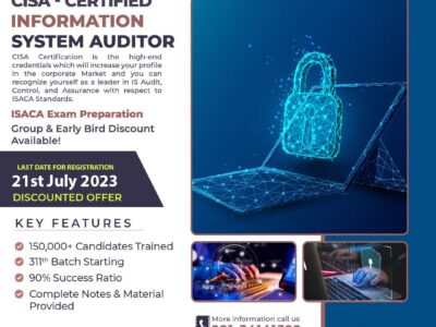 CISA – Certified System Auditor CISA Exam Preparation Certified Consultant