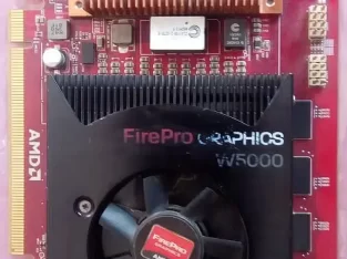 AMD radeon FirePro W5000 2gb Graphic card vga ddr5 256 bit