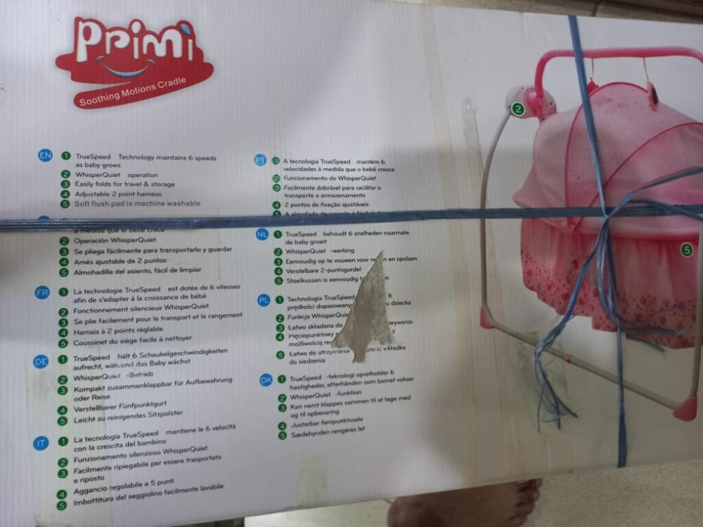 Primi Baby Electric Swing Jhula with Remote For Sales Brand New - photo 4