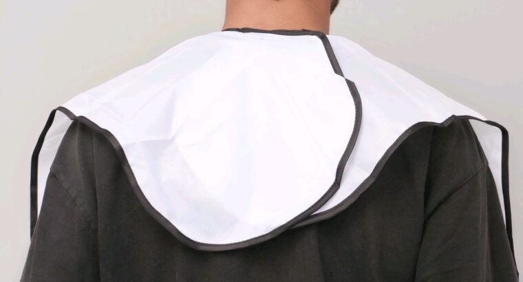 Name: Beard Bib Apron Size: 122x81cm Material: Cotton Color: White Adjustab