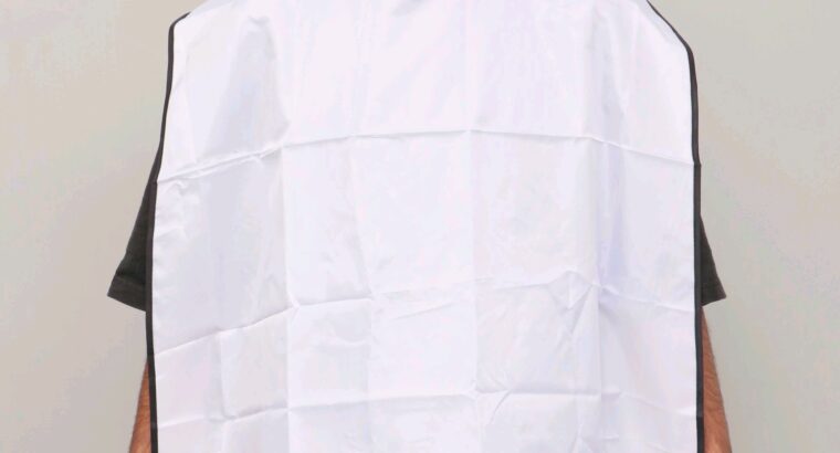 Name: Beard Bib Apron Size: 122x81cm Material: Cotton Color: White Adjustab