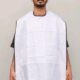 Name: Beard Bib Apron Size: 122x81cm Material: Cotton Color: White Adjustab