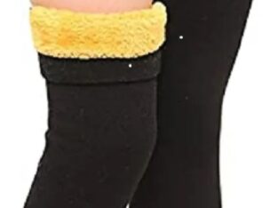 1 Pair Knee Brace Thermal Winter Sleeves Long Warm Leg Sleeve Wool Pad Supp