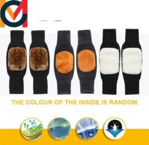 1 Pair Knee Brace Thermal Winter Sleeves Long Warm Leg Sleeve Wool Pad Supp