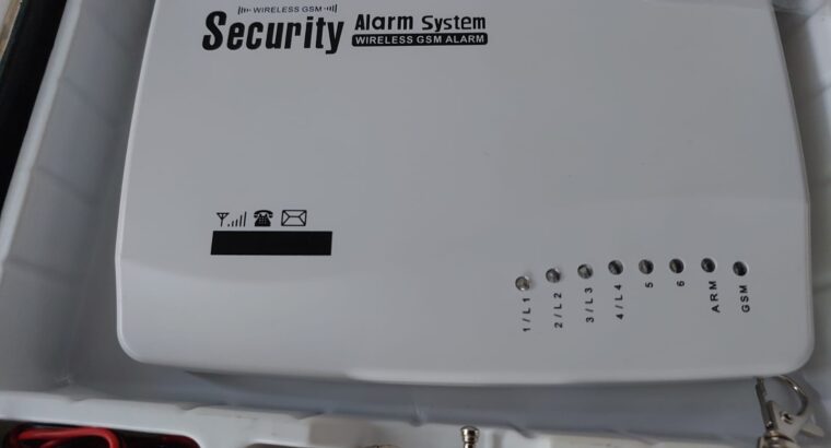 Security alarm system GSM enabled