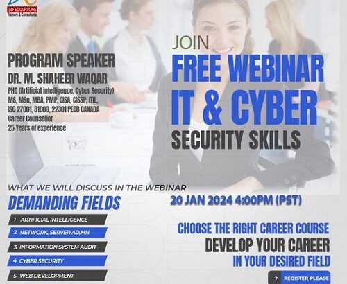 Mastering IT & Cybersecurity Skills – Free Webinar Join our free webinar