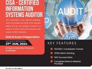 CISA – Certified System Auditor