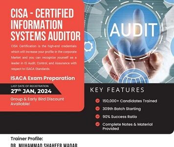 CISA – Certified System Auditor