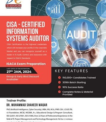 CISA – Certified System Auditor