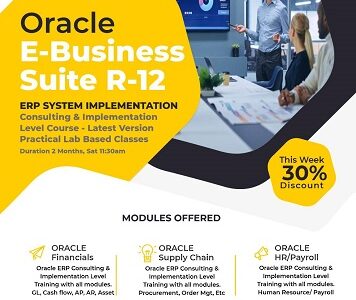 Oracle ERP Training by Certified Trainers