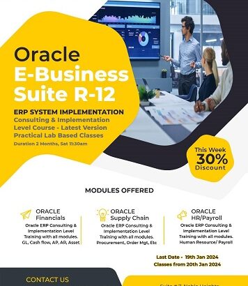 Oracle ERP Training by Certified Trainers