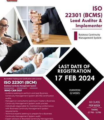 Offering ISO 22301 (BCM) With PECB Canada Certification.