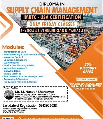 IMRTC USA Accredited Diploma in Supply Chain Management