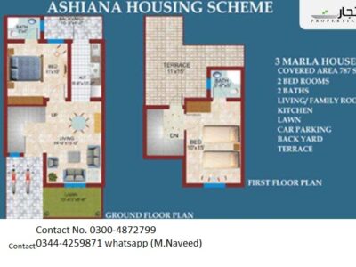 3 Marla Double Story House for Sale in Ashiana
