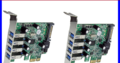 StarTech PEXUSB3S4V 4Port PCI Express SuperSpeed USB 3.0 Controller Card Ad