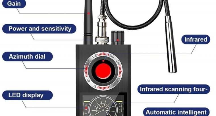 every type of camera and bug detector, rf detector, anti spy
