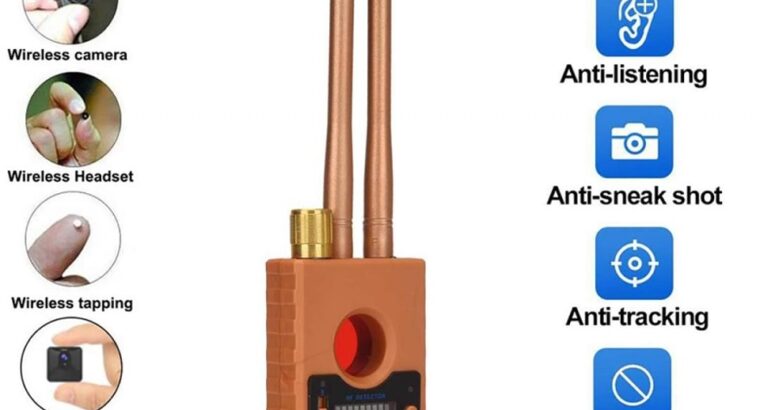 every type of camera and bug detector, rf detector, anti spy