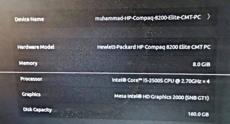 I5 2 generation 8 gb ram